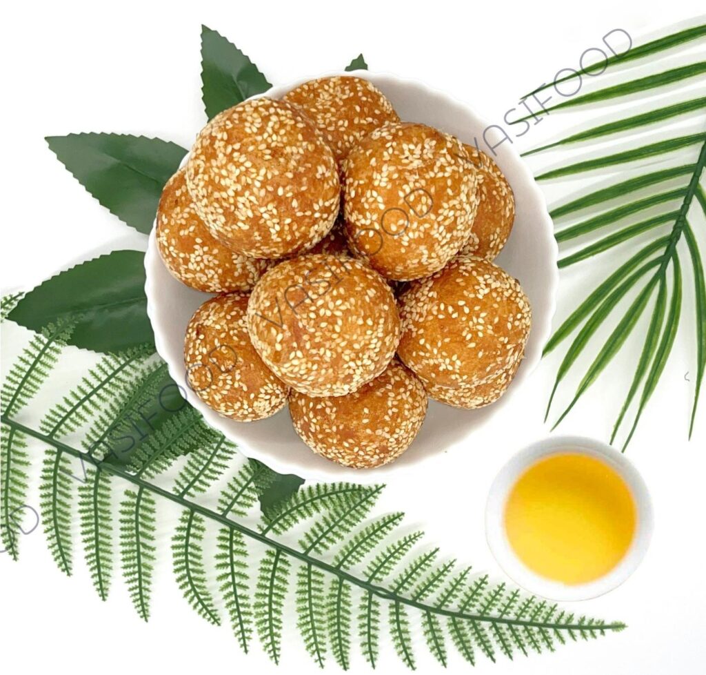 Fried Sesame With Mung Bean Donut Vasifood