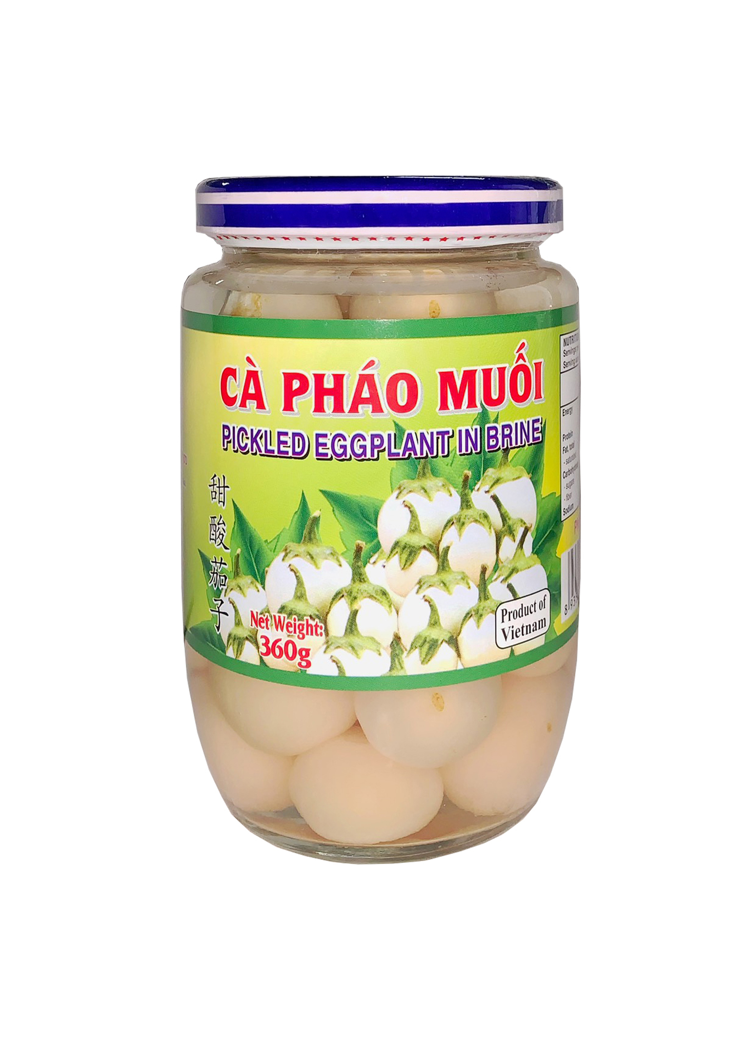 PICKLED EGGPLANT IN BRINE Vasifood