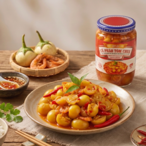 PICKLED EGGPLANT WITH SHRIMP IN BRINE