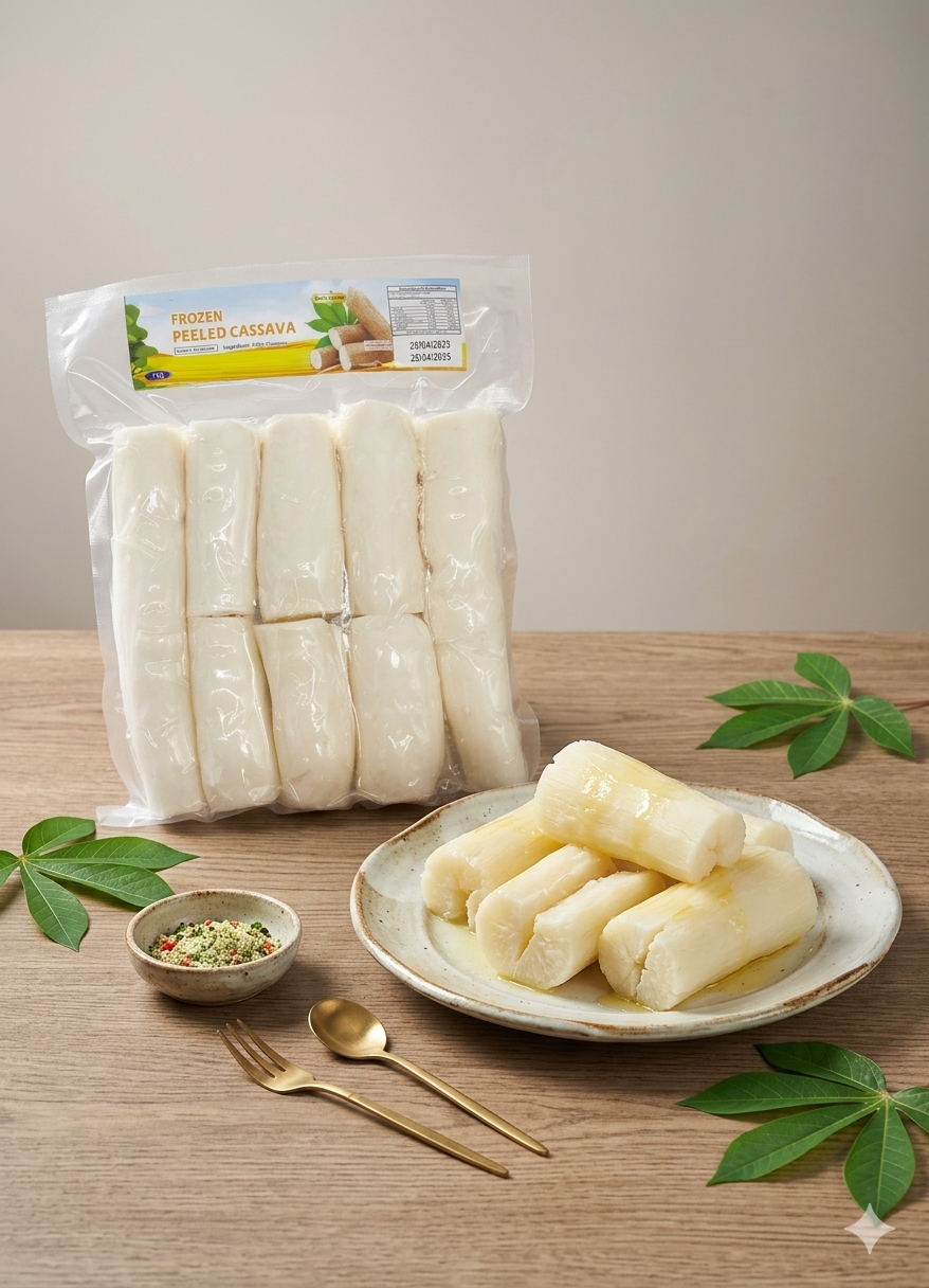 PEELED CASSAVA
