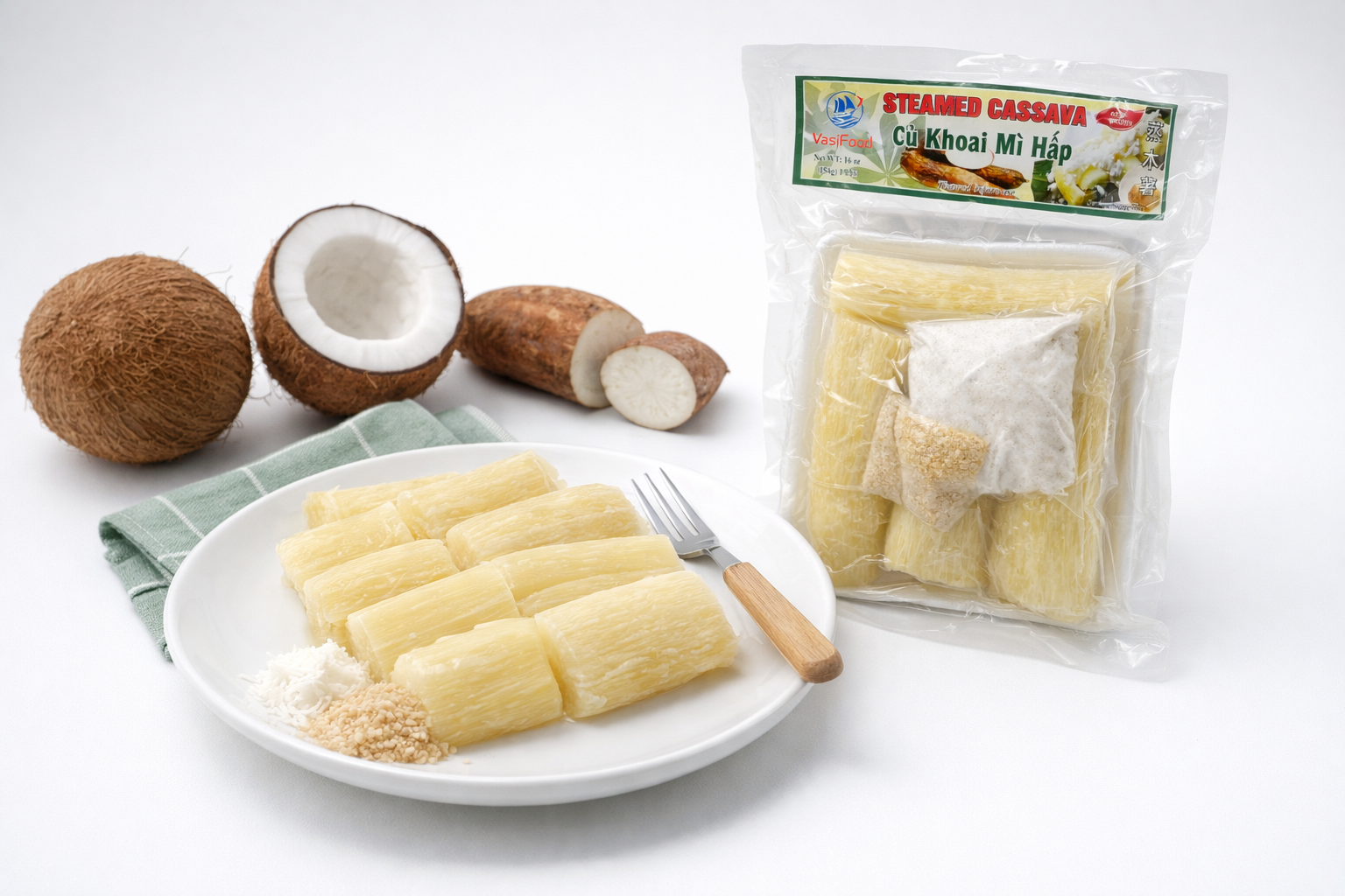 STEAMED CASSAVA