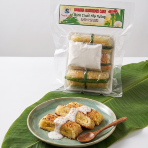 GRILLED BANANA RICE CAKE